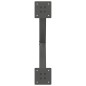 vidaXL Gambe Tavolo Pranzo a X 2 pz Antracite 57x(72-73) cm Acciaio