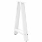 vidaXL Gambe Tavolino da Caffè a A 2pz Bianco 50x(72-73) cm Acciaio vidaXL Gambe Tavolino da Caffè a A 2pz Bianco 50x(72-73) cm Acciaio