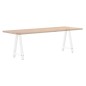 vidaXL Gambe Tavolino da Caffè a A 2pz Bianco 50x(72-73) cm Acciaio vidaXL Gambe Tavolino da Caffè a A 2pz Bianco 50x(72-73) cm Acciaio