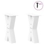 vidaXL Gambe Tavolino Caffè a X 2 pz Bianco 28x(42-43) cm Acciaio vidaXL Gambe Tavolino Caffè a X 2 pz Bianco 28x(42-43) cm Acciaio