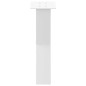 vidaXL Gambe Tavolino Caffè a X 2 pz Bianco 28x(42-43) cm Acciaio vidaXL Gambe Tavolino Caffè a X 2 pz Bianco 28x(42-43) cm Acciaio
