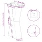 vidaXL Gambe Tavolino Caffè a X 2 pz Bianco 28x(42-43) cm Acciaio vidaXL Gambe Tavolino Caffè a X 2 pz Bianco 28x(42-43) cm Acciaio