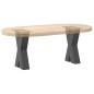vidaXL Gambe Tavolino Caffè a X 2 pz Antracite 38x(42-43) cm Acciaio vidaXL Gambe Tavolino Caffè a X 2 pz Antracite 38x(42-43) cm Acciaio