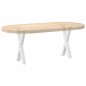 vidaXL Gambe Tavolino Caffè a X 2 pz Bianco 38x(42-43) cm Acciaio vidaXL Gambe Tavolino Caffè a X 2 pz Bianco 38x(42-43) cm Acciaio