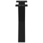 vidaXL Gambe Tavolino da Caffè a X 2 pz Nero 50x(42-43) cm in Acciaio vidaXL Gambe Tavolino da Caffè a X 2 pz Nero 50x(42-43) cm in Acciaio