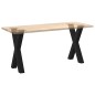 vidaXL Gambe Tavolo Pranzo a Forma X 2 pz Nero 50x(72-73) cm Acciaio vidaXL Gambe Tavolo Pranzo a Forma X 2 pz Nero 50x(72-73) cm Acciaio