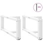 vidaXL Gambe Tavolino da Caffè a T 2 pz Bianco 70x25x(30-31)cm Acciaio vidaXL Gambe Tavolino da Caffè a T 2 pz Bianco 70x25x(30-31)cm Acciaio