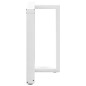 vidaXL Gambe Tavolo Pranzo Forma T 2pz Bianco 70x35x(72-73) cm Acciaio vidaXL Gambe Tavolo Pranzo Forma T 2pz Bianco 70x35x(72-73) cm Acciaio