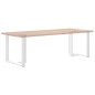 vidaXL Gambe Tavolo Pranzo Forma T 2pz Bianco 70x35x(72-73) cm Acciaio vidaXL Gambe Tavolo Pranzo Forma T 2pz Bianco 70x35x(72-73) cm Acciaio