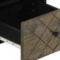 vidaXL Mobile Porta TV Nero 70x33x46 cm in Legno Massello di Mango vidaXL Mobile Porta TV Nero 70x33x46 cm in Legno Massello di Mango