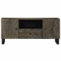vidaXL Mobile Porta TV Nero 105x33x46 cm in Legno Massello di Mango vidaXL Mobile Porta TV Nero 105x33x46 cm in Legno Massello di Mango