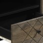 vidaXL Mobile Porta TV Nero 105x33x46 cm in Legno Massello di Mango vidaXL Mobile Porta TV Nero 105x33x46 cm in Legno Massello di Mango
