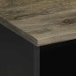 vidaXL Mobile Porta TV Nero 100x33x46 cm in Legno Massello di Mango vidaXL Mobile Porta TV Nero 100x33x46 cm in Legno Massello di Mango