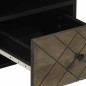 vidaXL Mobile Porta TV Nero 100x33x46 cm in Legno Massello di Mango vidaXL Mobile Porta TV Nero 100x33x46 cm in Legno Massello di Mango