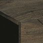 vidaXL Comodino Nero 50x33x62 cm in Legno Massello di Mango