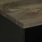 vidaXL Mobile Porta TV Nero 100x33x46 cm in Legno Massello di Mango vidaXL Mobile Porta TV Nero 100x33x46 cm in Legno Massello di Mango