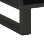 vidaXL Mobile Porta TV Nero 100x33x46 cm in Legno Massello di Mango vidaXL Mobile Porta TV Nero 100x33x46 cm in Legno Massello di Mango