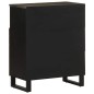 vidaXL Credenza Nera 60x33x75 cm in Legno Massello di Mango