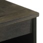 vidaXL Credenza Nera 60x33x75 cm in Legno Massello di Mango