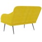 Panca Gialla 110x76x80 cm in Velluto Panca Gialla 110x76x80 cm in Velluto