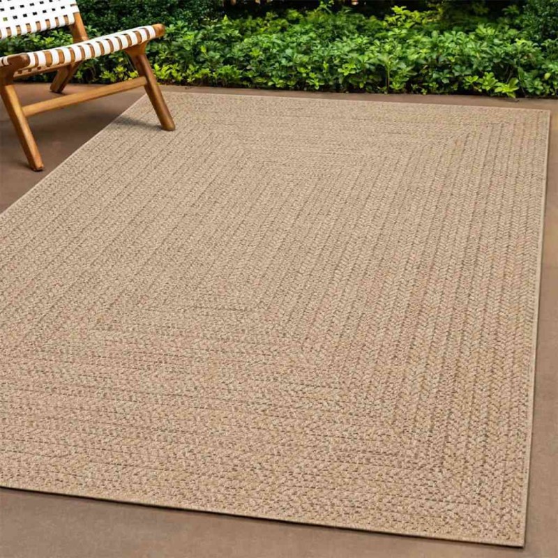 vidaXL Tappeto ZIZUR 100x200 cm Aspetto Iuta per Interni ed Esterni