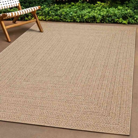 vidaXL Tappeto ZIZUR 100x200 cm Aspetto Iuta per Interni ed Esterni