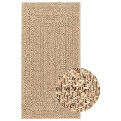 vidaXL Tappeto ZIZUR 100x200 cm Aspetto Iuta per Interni ed Esterni