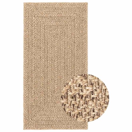 vidaXL Tappeto ZIZUR 100x200 cm Aspetto Iuta per Interni ed Esterni