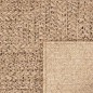 vidaXL Tappeto ZIZUR 100x200 cm Aspetto Iuta per Interni ed Esterni