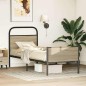 vidaXL Giroletto senza Materasso Rovere Sonoma 75x190 cm in Truciolato