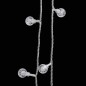 vidaXL Filo di Luci Sferiche 20m 200 LED Bianco Caldo 8 Funzioni