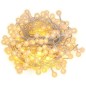 vidaXL Filo di Luci Sferiche 20m 200 LED Bianco Caldo 8 Funzioni