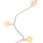 vidaXL Filo di Luci Sferiche 20m 200 LED Bianco Caldo 8 Funzioni