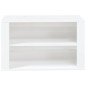 Scarpiera Bianco Lucido 75x35x45 cm in Legno Multistrato Scarpiera Bianco Lucido 75x35x45 cm in Legno Multistrato
