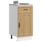 vidaXL Base da Cucina Porto Rovere Artigianale Legno Multistrato vidaXL Base da Cucina Porto Rovere Artigianale Legno Multistrato