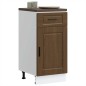 vidaXL Base da Cucina Porto Rovere Marrone in Legno Multistrato vidaXL Base da Cucina Porto Rovere Marrone in Legno Multistrato