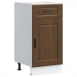 vidaXL Base da Cucina Porto Rovere Marrone in Legno Multistrato vidaXL Base da Cucina Porto Rovere Marrone in Legno Multistrato