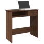vidaXL Scrivania Rovere Marrone 80x40x75 cm in Legno Multistrato