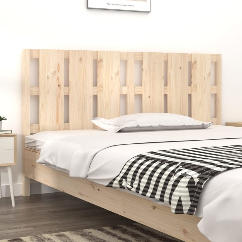 Testiera Letto 165,5x4x100 cm in Legno Massello di Pino Testiera Letto 165,5x4x100 cm in Legno Massello di Pino