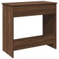 vidaXL Scrivania Rovere Marrone 80x40x75 cm in Legno Multistrato
