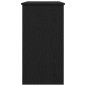 vidaXL Scrivania Nera 80x40x75 cm in Legno Multistrato