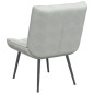 vidaXL Sedia Relax 64x74x84 cm Grigio Chiaro in Velluto vidaXL Sedia Relax 64x74x84 cm Grigio Chiaro in Velluto