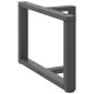 vidaXL Gambe Tavolino Caffè a T 2 pz Antracite 60x25x(42-43)cm Acciaio vidaXL Gambe Tavolino Caffè a T 2 pz Antracite 60x25x(42-43)cm Acciaio