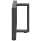 vidaXL Gambe Tavolino Caffè a T 2 pz Antracite 60x25x(42-43)cm Acciaio vidaXL Gambe Tavolino Caffè a T 2 pz Antracite 60x25x(42-43)cm Acciaio