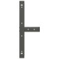 vidaXL Gambe Tavolino Caffè a T 2 pz Antracite 60x25x(42-43)cm Acciaio vidaXL Gambe Tavolino Caffè a T 2 pz Antracite 60x25x(42-43)cm Acciaio