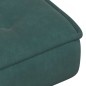 vidaXL Poltrona Relax con Poggiapiedi Verde Scuro in Velluto vidaXL Poltrona Relax con Poggiapiedi Verde Scuro in Velluto