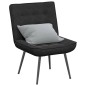 vidaXL Poltrona Relax 64x74x84 cm Nera in Velluto