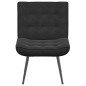 vidaXL Poltrona Relax 64x74x84 cm Nera in Velluto