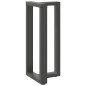 vidaXL Gambe Tavolo Bar Forma T 2 pz Antracite 40x35x(90-91)cm Acciaio vidaXL Gambe Tavolo Bar Forma T 2 pz Antracite 40x35x(90-91)cm Acciaio