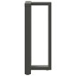 vidaXL Gambe Tavolo Bar Forma T 2 pz Antracite 40x35x(90-91)cm Acciaio vidaXL Gambe Tavolo Bar Forma T 2 pz Antracite 40x35x(90-91)cm Acciaio